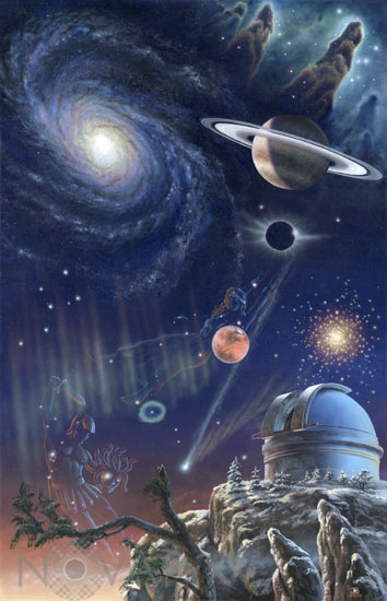 L'astronomie - Illustration