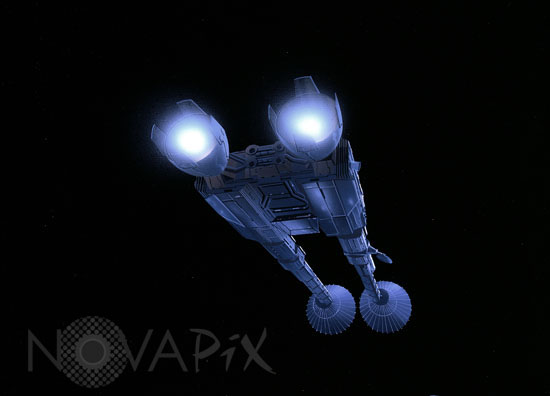 Un vaisseau interstellaire Ramjet - Vue d'artiste