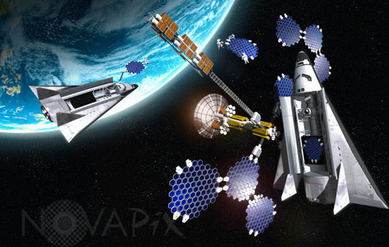 Centrale solaire dans l'espace