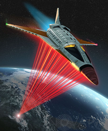 Propulsion Laser - Vue d'artiste