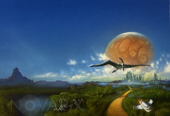 Planète extrasolaire habitée-Vue d'artiste
