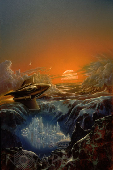Planète extrasolaire habitée-Vue d'artiste