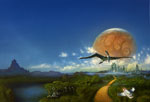 Planète extrasolaire habitée-Vue d'artiste