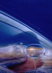 Ville sur Saturne - Vue d'artiste