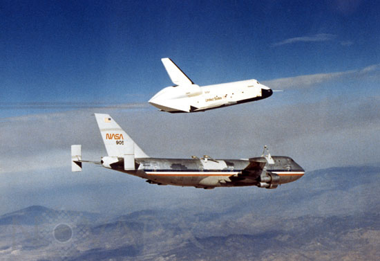 Shuttle prototype Enterprise  -1977