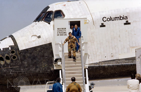 STS-1: The comeback of J. Young et R. Crippen 04/1981