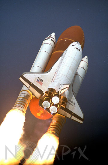 Launch of Space Shuttle Atlantis. Mar 24 1992