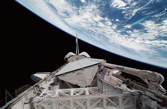 Navette Endeavour en orbite 10/1994