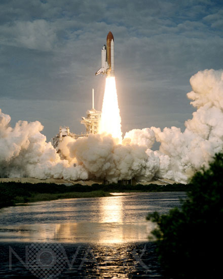 Launch of STS-73 Shuttle Columbia-10/1995