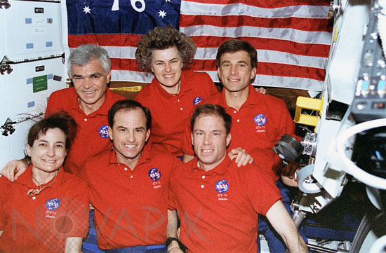 Equipage dans la navette Atlantis 03/1996