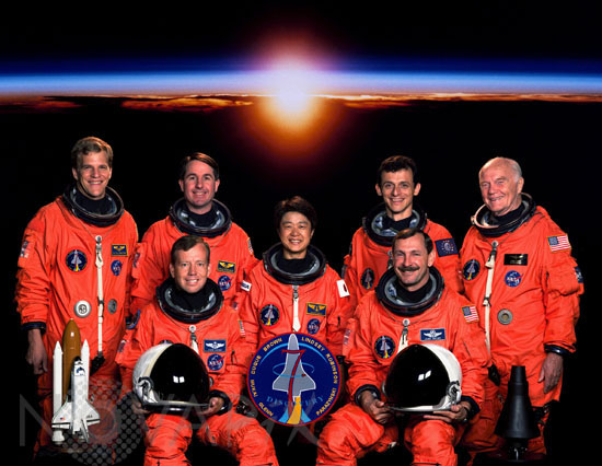 STS-95 astronauts pre-flight portrait