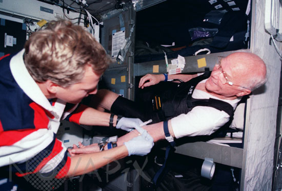 John Glenn in Discovery -1998
