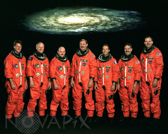 Portrait de l'équipage STS-103 08/1999
