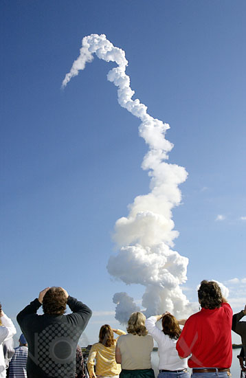 Navette Columbia après décollage STS-107 01/2003