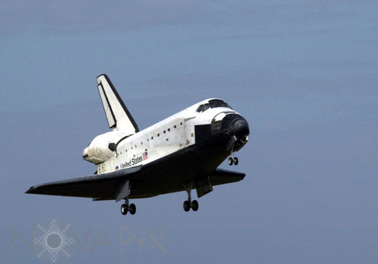 Atterrissage de la navette Endeavour 12/2001