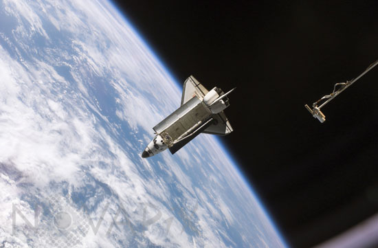 Navette Atlantis STS-115 vue d'ISS 09/2006