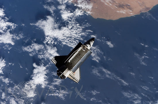 Navette Atlantis STS-115 vue d'ISS 09/2006