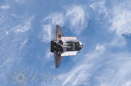 Navette Endeavour vue d'ISS - 08/2007