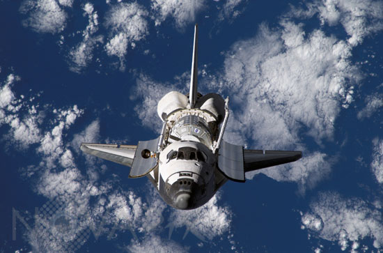 Navette Discovery STS-120 vue d'ISS 10-2007