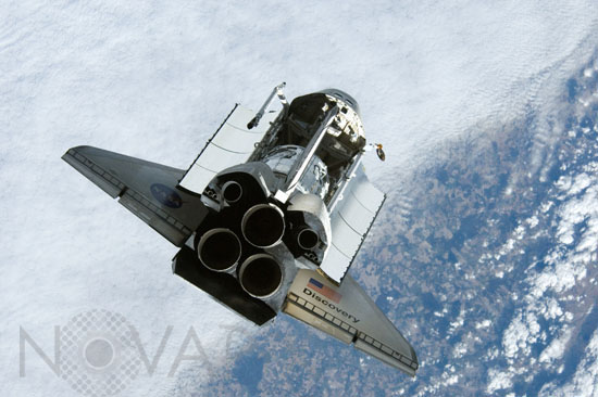 Navette Discovery STS-120 vue d'ISS 10-2007