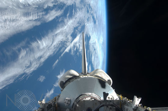 Navette Endeavour dans l'espace - 11/2008