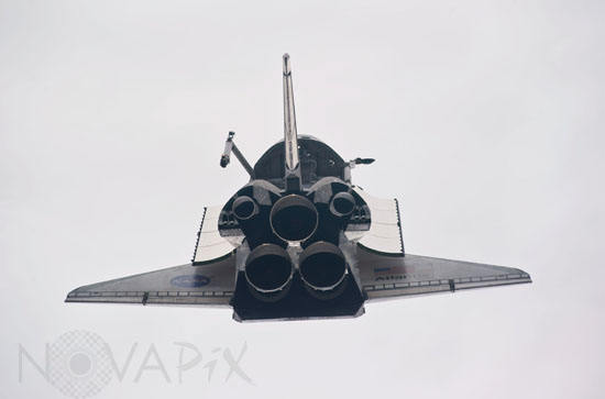 Atlantis en approche de la station spatiale 05/2010