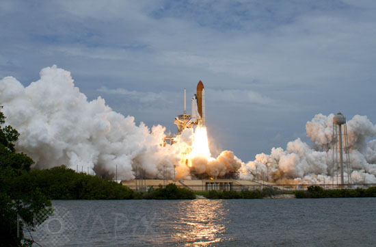 Décollage de la navette Atlantis - Dernier vol de navette - Juillet 2011