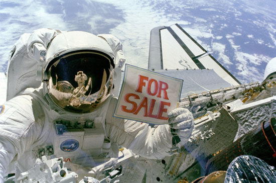 Sortie extra-véhiculaire D. Gardner STS-51A 11/1984