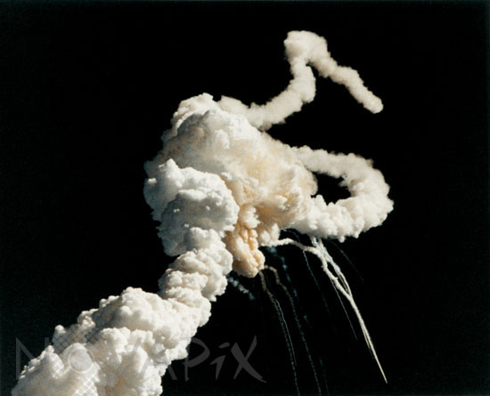 Explosion de la navette Challenger STS-51L. 01/1986