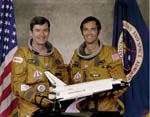 Equipage de la première navette spatiale 05/1979