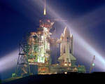 STS-1: Columbia sur son pas de tir 03/1981