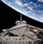 Navette Endeavour en orbite 10/1994