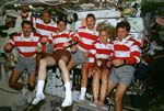 Equipage dans la navette STS-85 08/1997