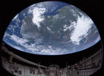 Navette Endeavour en orbite 12/1998