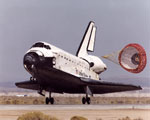 Atterrissage de la Navette Discovery 10/2000