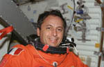 M.Tognini se prépare à  rentrer sur Terre 07/1999