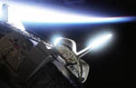 Navette Endeavour en orbite 02/2000