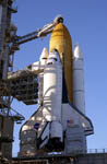 Navette Columbia STS-107 sur son pas de tir 01/2003