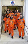 Départ des astronautes STS-107 -01/2003
