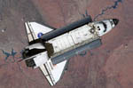 Navette-Atlantis STS-110 vue d'ISS  04/2002