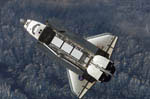 Navette-Atlantis STS-112 vue d'ISS 10/2002
