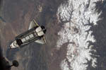 Navette Atlantis STS-112 vue d'ISS 10/2002