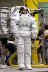 L'astronaute H.M. Stefanyshyn-Piper en entraînement
