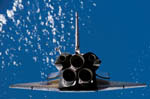 Atlantis en approche de la station spatiale 06/2007