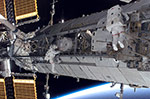 Sortie extravéhiculaire et station spatiale internationale