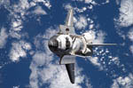 Navette Discovery STS-120 vue d'ISS 10-2007