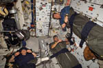 Mission STS-120: les astronautes se reposent