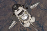 La navette Discovery depuis ISS 07/2006