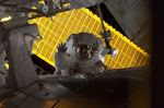 Sortie d'astronaute dans l'espace