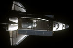 Navette Endeavour vue d'ISS - 02/2010